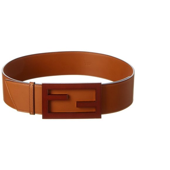 FENDI Accessories - FENDI FF Buckle Leather Belt